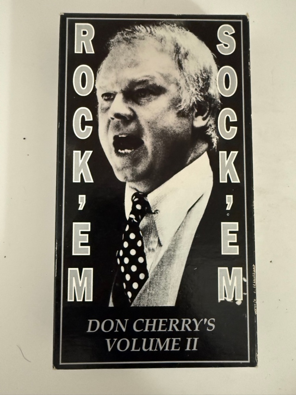 Don Cherry Rock’em Sock’em Hockey Volume II VHS Rare Hockey Highlights Tape